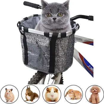 

Pet Bicycle Carrier Bag collapsible Puppy Cat Travel Bike Carrier Seat For Small Dog Basket Travel Accessories