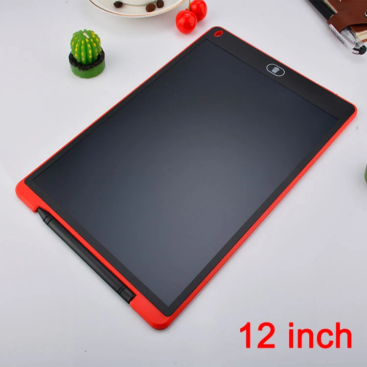 Red 12 inch 8,5 12 дюймов ЖК-дисплей планшет для рисования Цвет дисплей экран ультра-тонкий Графика планшет для письма доска с ручкой рукописным вводом - Цвет: Red 12 inch