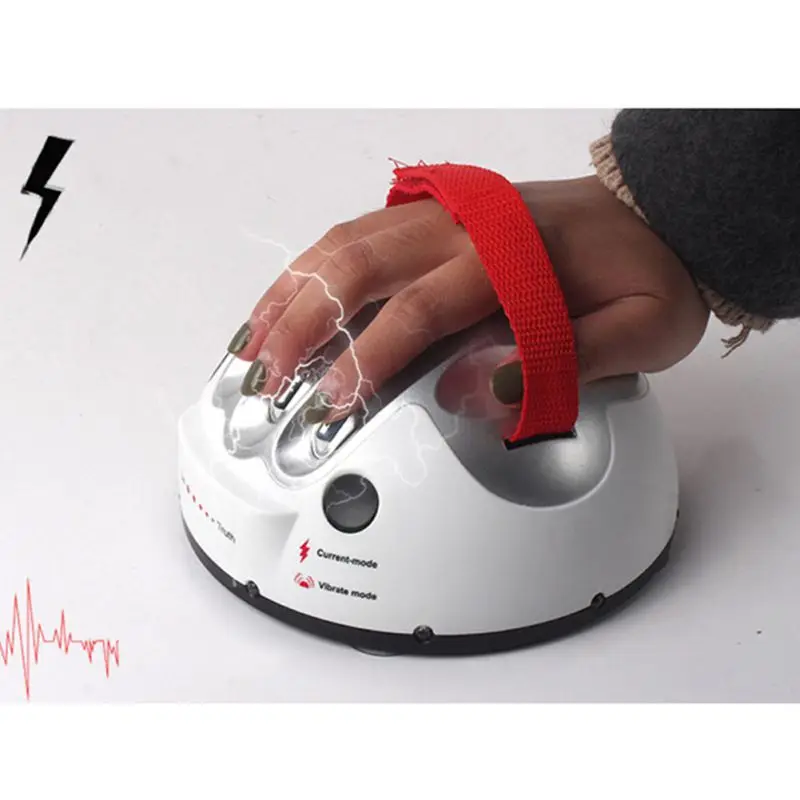 

Novelty Lie Detector Toy Party Truth Or Dare Game Electric Shocking Liar Detect Machine With Shock/Vibration Mode Lie indicator