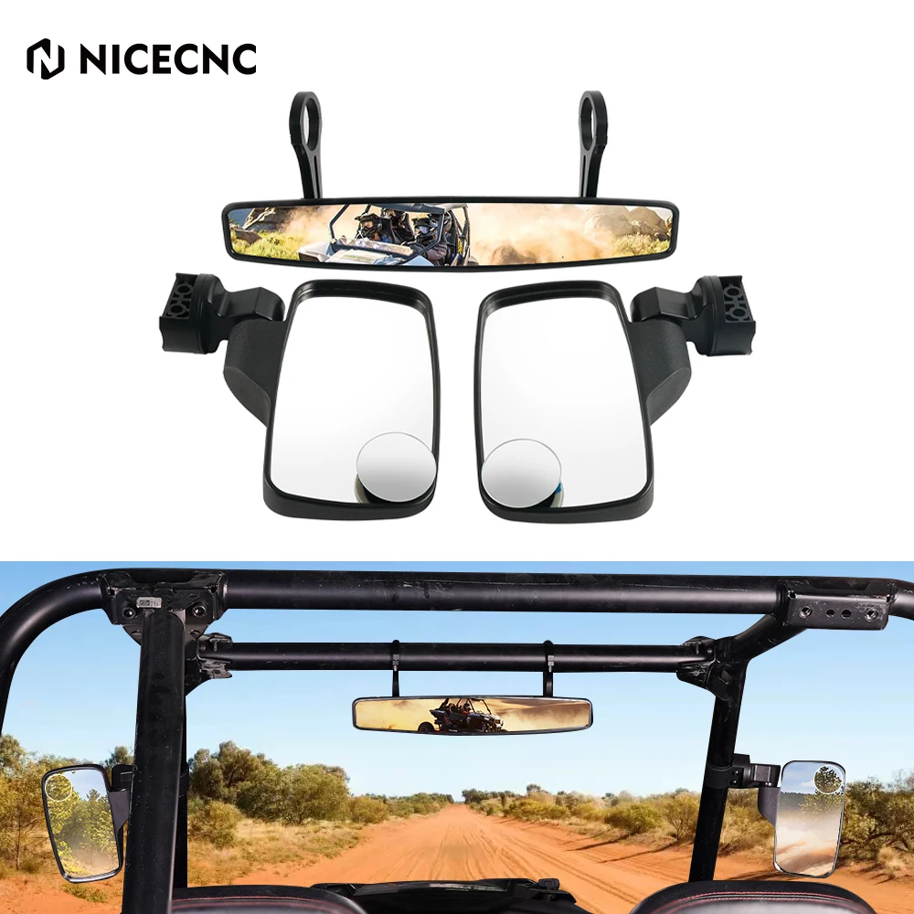 Side Rear View Mirror Set Polaris Ranger Rzr 570 Polaris Ranger Rzr
