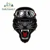 EARLFAMILY 13cm x 8.7cm for Gorilla Biker Cartoon Car Stickers Helmet Motorcycle Sunscreen Vinyl JDM Bumper Trunk Truck Graphics ► Photo 2/6