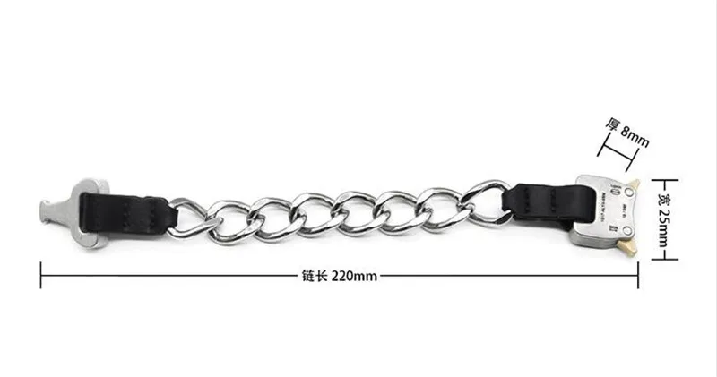 Аликс цепочка Ожерелье для мужчин и женщин лучшее качество Аликс браслет с металлической вставкой ремни