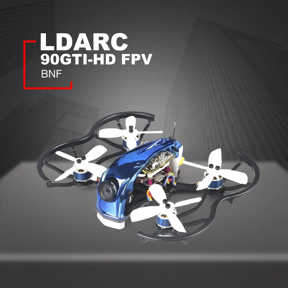 LDARC 90GTI-HD 1080P 98 мм 3S 2 дюйма Whoop FPV гоночный Дрон PNP F4 OSD 20A бесщеточный ESC 200mW VTX CADDX черепаха