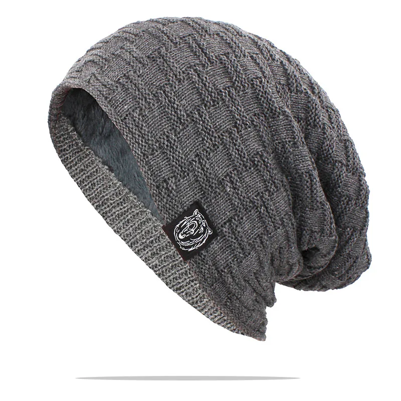  - LOVINGSHA Women Men Winter Warm Hat For Adult Unisex Outdoor New Wool Knitted Beanies Skullies Casual Cotton Hats Cap HT143