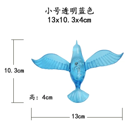 10 шт. Акриловый Кристалл Колибри Свадебный декор потолочная подвеска «сделай сам» декор для Хэллоуина, вечеринки дома Гальваническое колибри - Цвет: blue 1