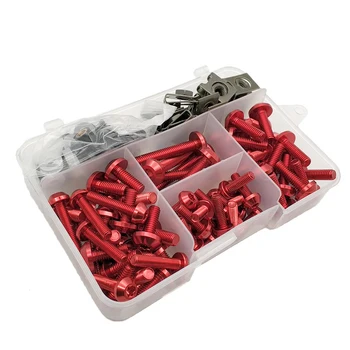 

For Honda forza 300 XADV 750 X-11 x11 cbr 600 f 650f Universal Motorcycle Fairing Bolts Nuts Kit Body Fastener Clips Screw
