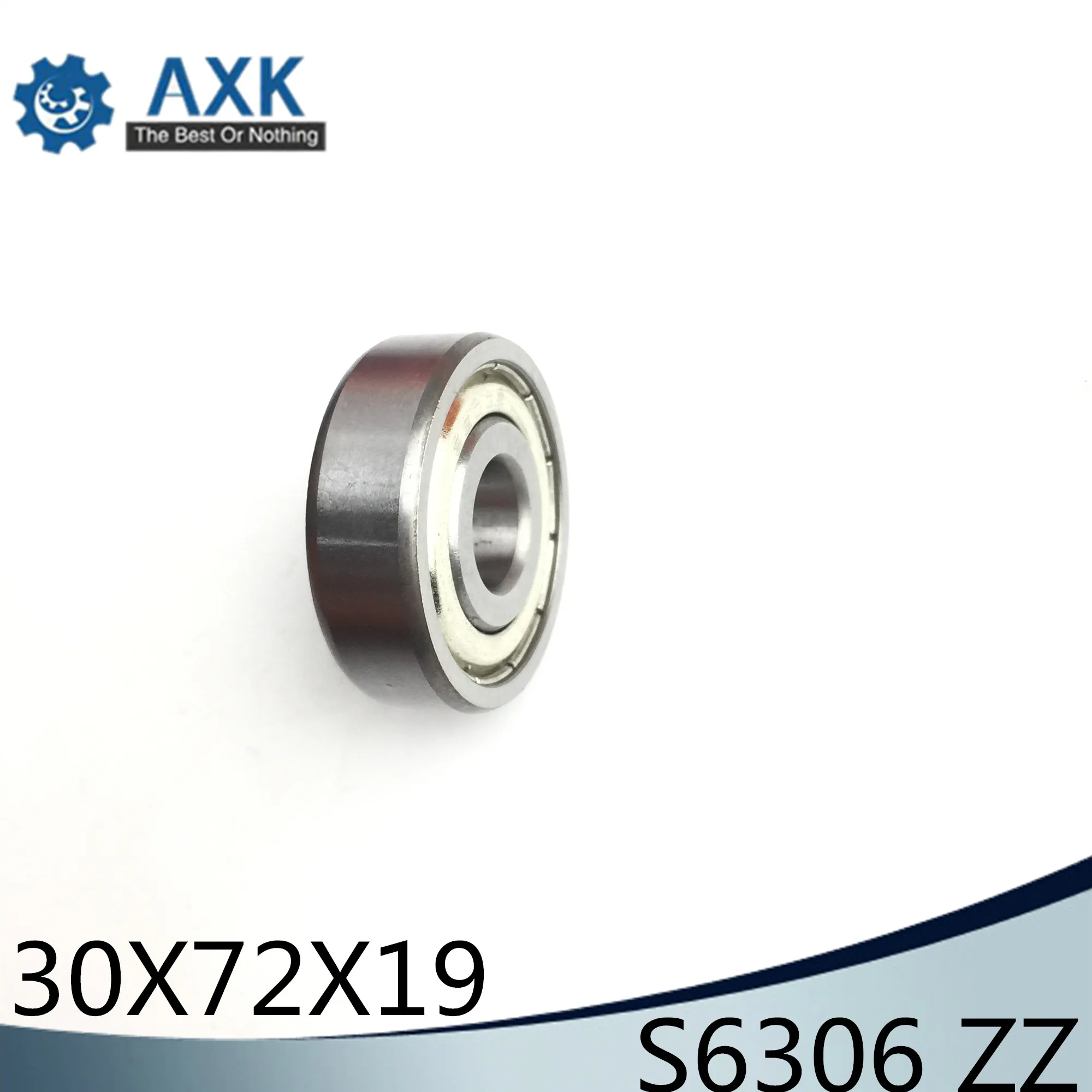 S6306ZZ Bearing 30*72*19 mm ( 2PCS ) ABEC-1 S6306 Z ZZ S 6306 440C Stainless Steel S6306Z Ball Bearings