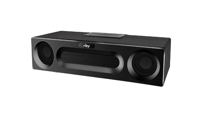 Портативная стерео акустика(колонка) NBY5590 black - Цвет: Черный