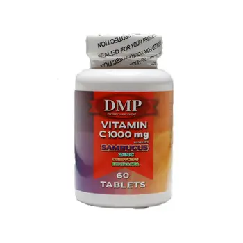 

Dmp Vitamin C 1000 Mg Sambucus Zinc Cordyceps Echınacea 60 Tablet