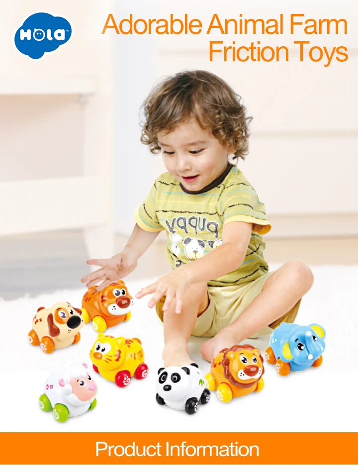 HOLA 376 1 шт. детские развивающие игрушки экшн Brinquedos фрикционные детские игрушки в виде животных подарки