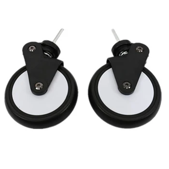 

2PCS Baby Cart Wheels Rubber Wheels for Baby Trolley Suitable for Yoya Plus 2/3/4 Pram Stroller Accessories
