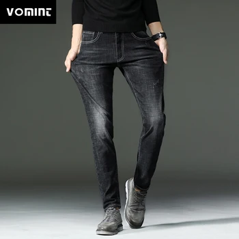 

VOMINT Jeans For Men Summer New Casual Regular Fit Jeans Men Pants Cotton Denim Straight Trouser Male High Quality