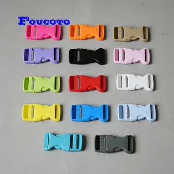 

1pc Nice plastic buckle pink Khaki colorful belt strap buckle 20mm webbing for backpack climbing bag dog collar sewing accessory