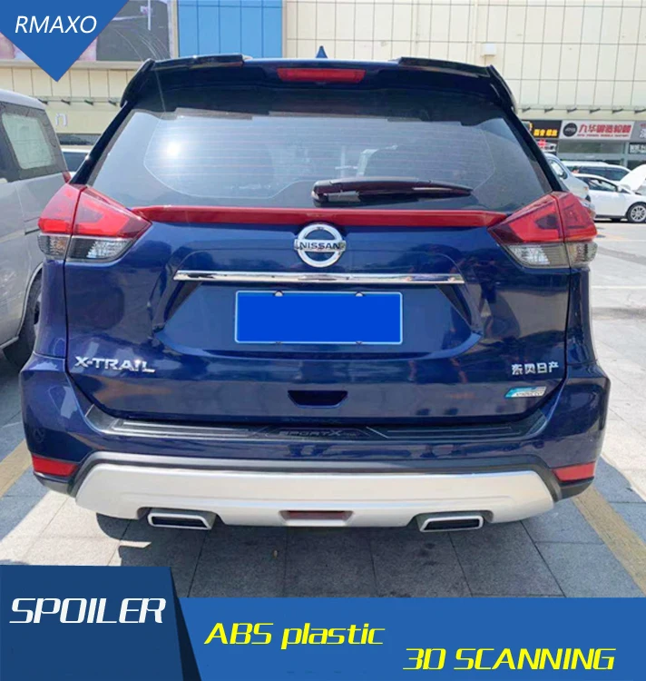 Для nissan x-trail спойлер на крыше 2017-2019 ABS Материал заднее крыло автомобиля Цвет