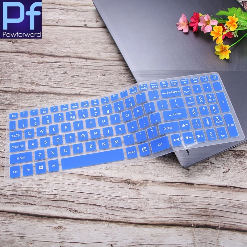 blue Силиконовый чехол для клавиатуры acer Predator Helios 300 500 модель PH315-51 PH317-52/acer Nitro 5 AN515 VX5-591G VN7-793G - Цвет: blue