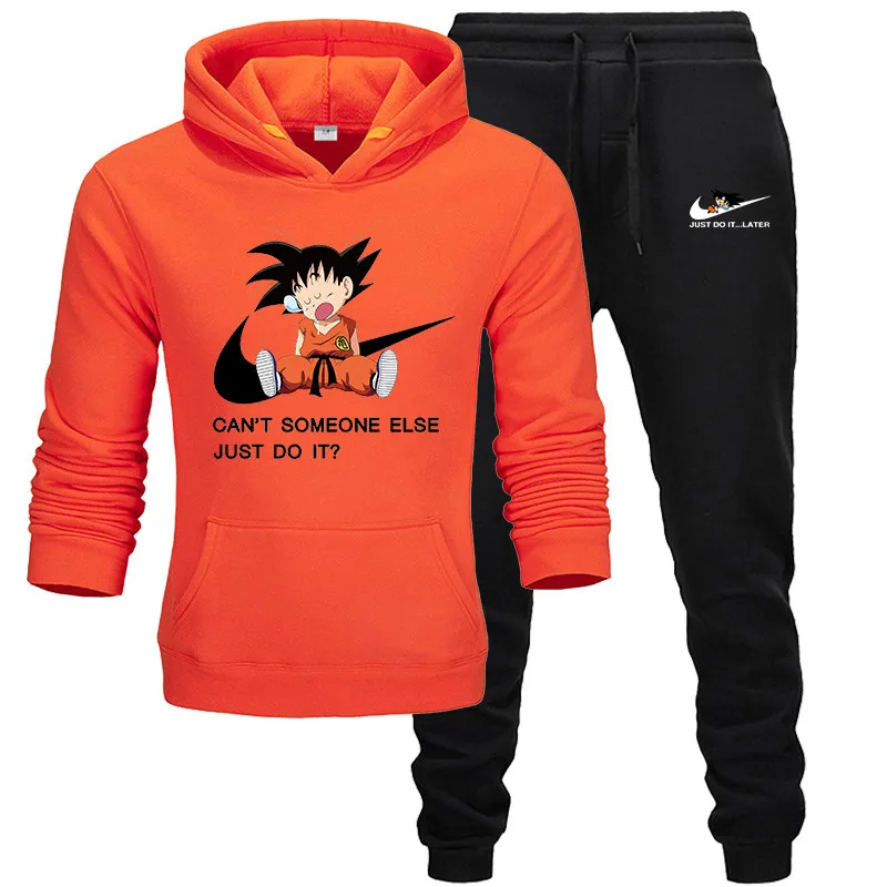 

2019 Anime Dragon Ball Hoodie Cosplay 3d Super Saiyan Dragonball Z Dbz Son Goku Pocket Leisure sports suit