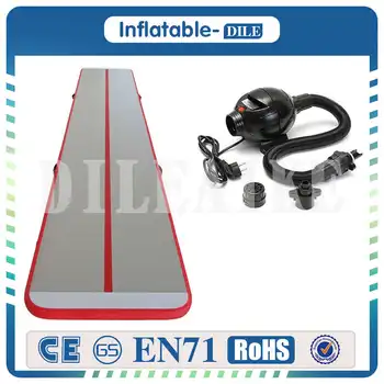 

26ft Air Track Inflatable Gymnastics Tumbling Air Track Mat with Electric Air Pump for Cheerleading/Practice Gymnastics/Beach