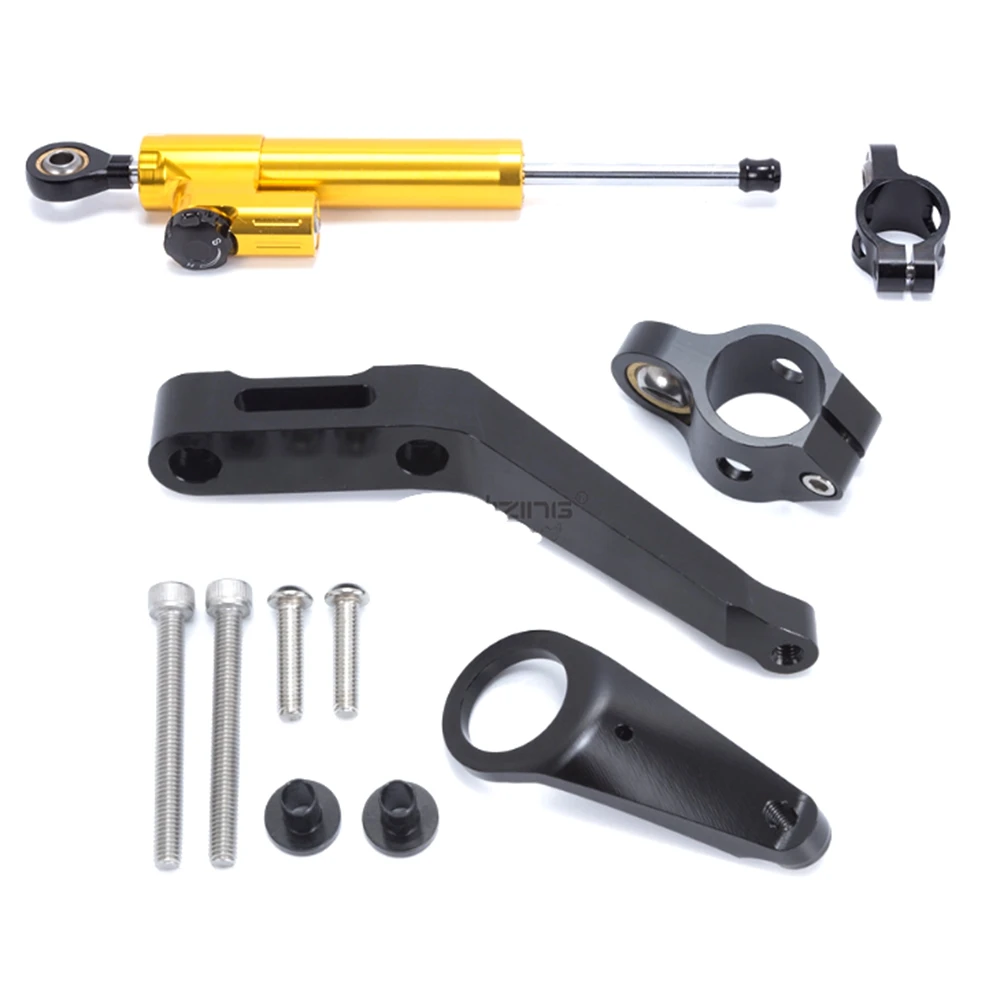 

Motorcycle CNC Steering Damper Stabilizerlinear Reversed Safety Control with Bracket For HONDA CBR954RR 2002-2003