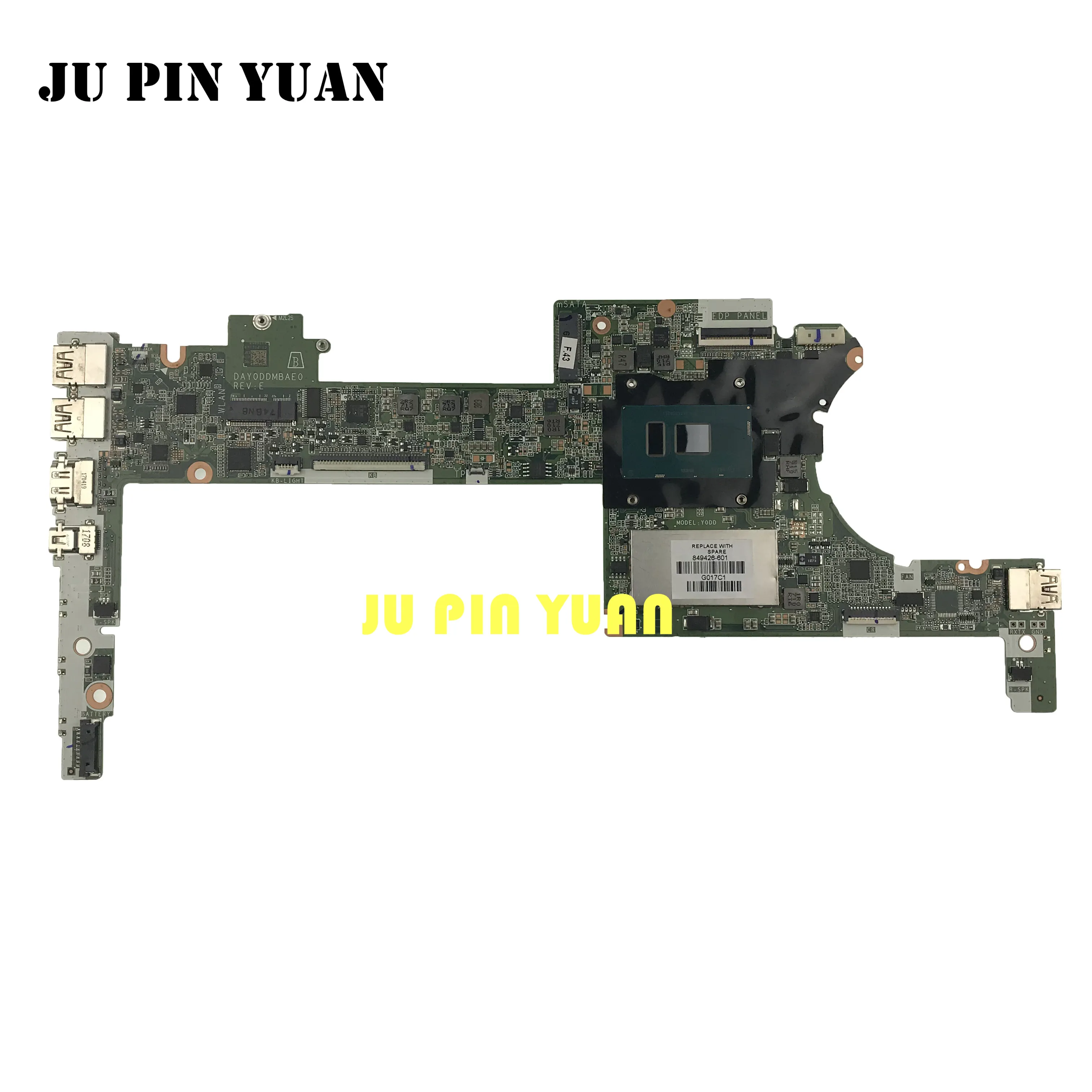 ^*Best Offers 849425-001 For HP Spectre X360 13-4000 13-4125nr Laptop Motherboard 849425-601 849425-501 DAY0DDMBAE0 With i7-6500U fully Tested