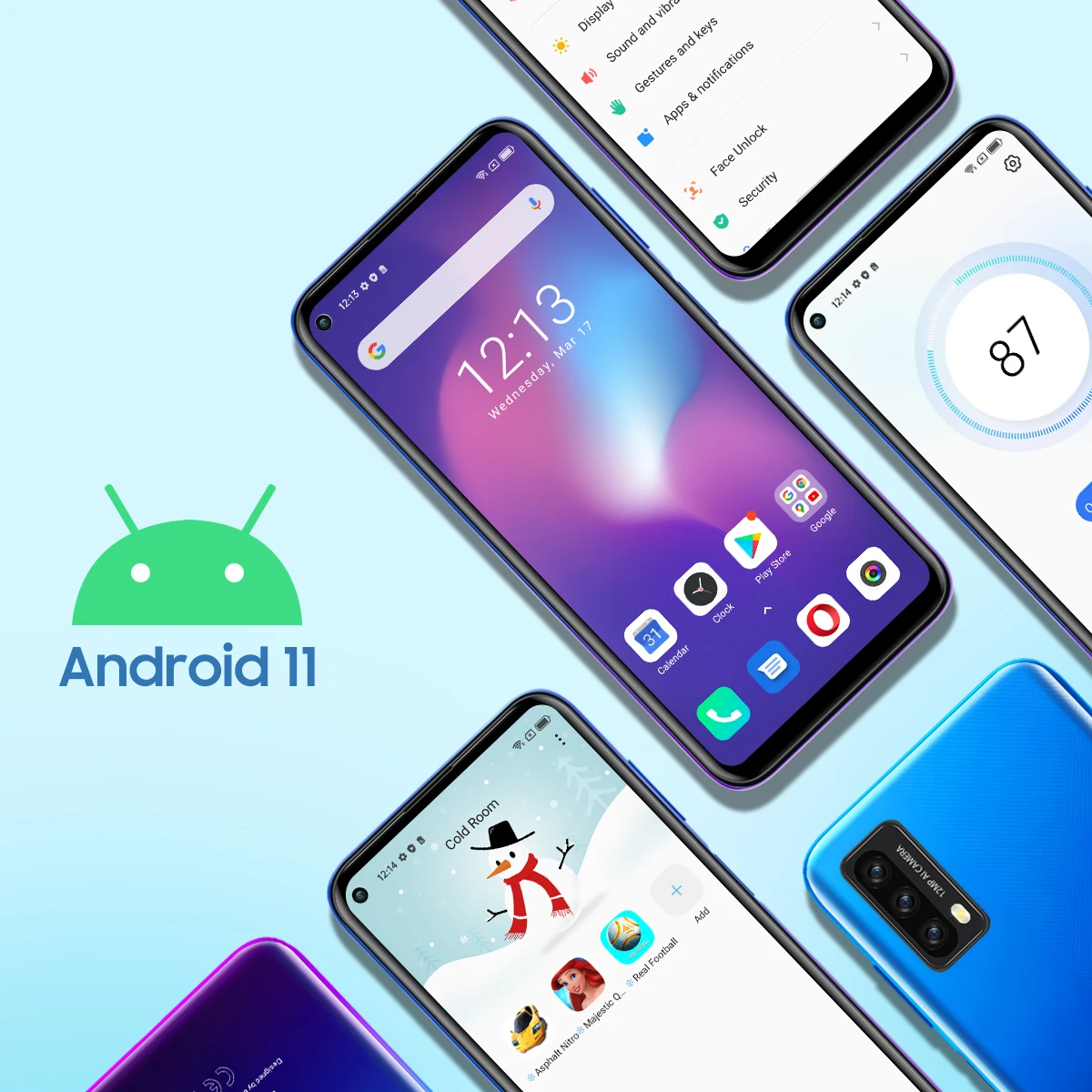 Blackview A90 Smartphone Helio P60 Octa Core 12MP HDR Camera Mobile Phone 4GB+64GB 4280mAh Android 11 Telephone 4G LTE Celular 3 Blackview A90 Smartphone Helio P60 Octa Core 12MP HDR Camera Mobile Phone 4GB+64GB 4280mAh Android 11 Telephone 4G LTE Celular 3