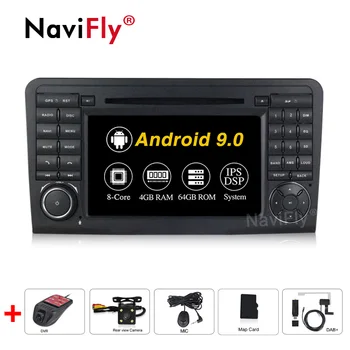 

DSP IPS Eight core Android 9.0 4G RAM 64G ROM 2din autoradio For Mercedes Benz ML Class W164 ML300 ML350 ML450 ML500 2005-2011