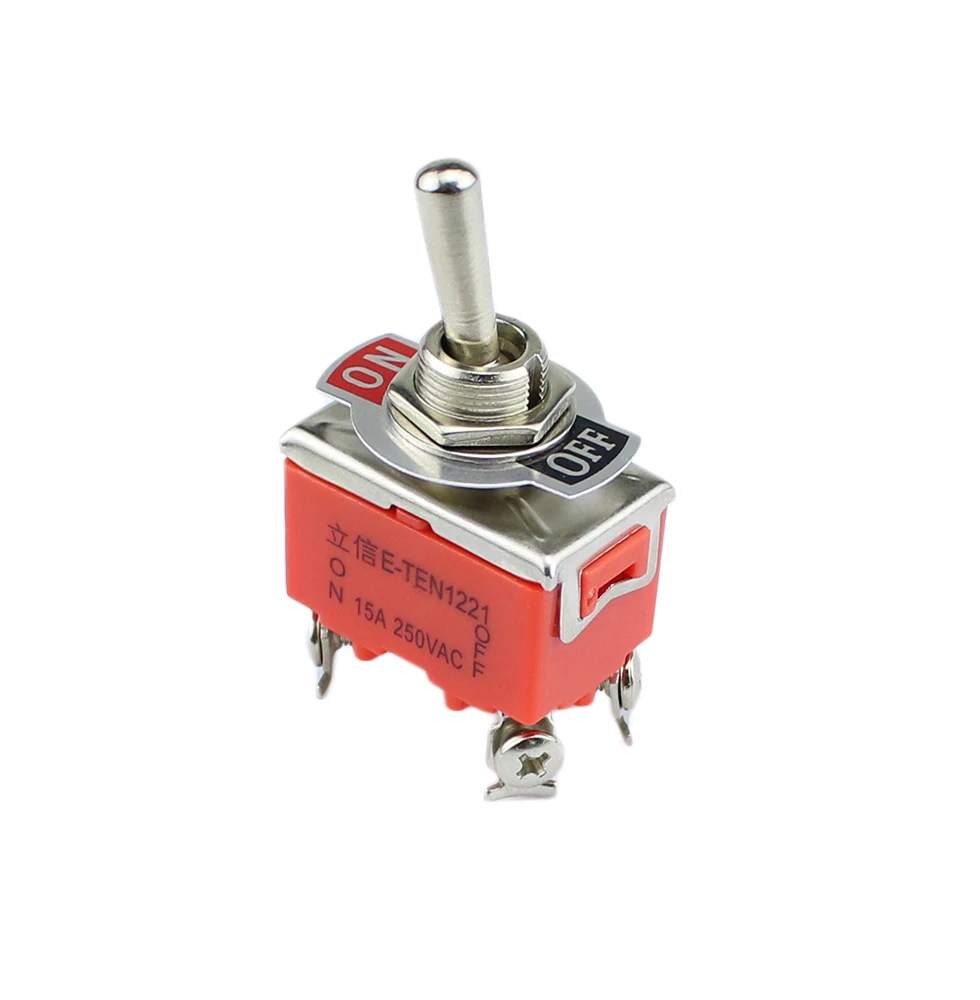 1 шт. E TEN1221 15A 250VAC 4PIN ON OFF рычажный переключатель клавишный питания