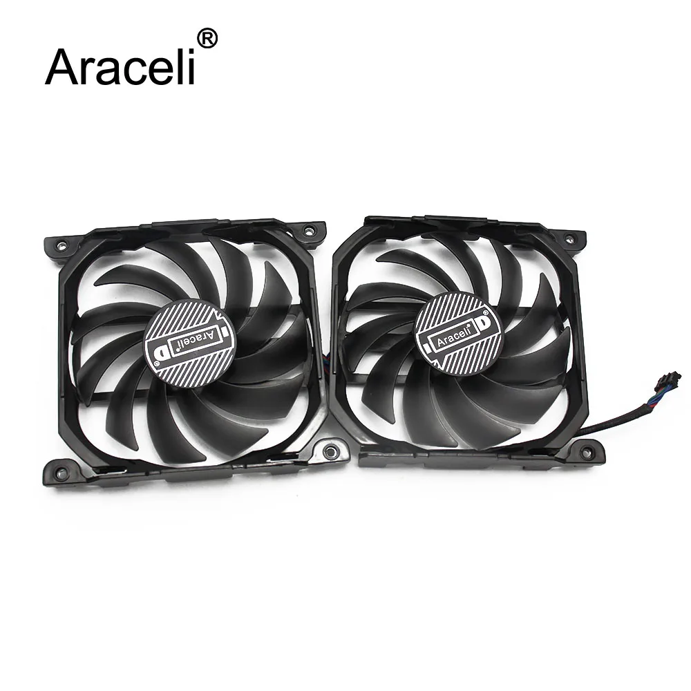 2 шт./компл. InnoVISION GTX1080TI/1080X2 GPU VGA карта кулер вентилятор для INNO3D GEFORCE GTX 1080 GTX1080 TI X2 графика в качестве замены