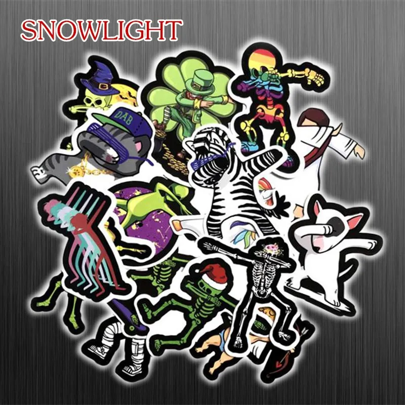 16Pcs/set Hip-hop Gesture Trend Stickers For Laptop Phone Skateboard Luggage Car Styling Graffiti Decals Cool DIY Sticker