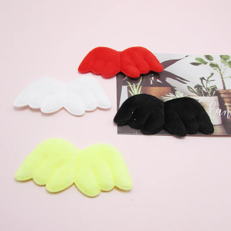 8,5*4 cm 36 teile/los pelzigen filz Engel flügel appliques für haustier artikel und DIY Kinder Haar Zubehör und socke hut zubehör – Detail 18