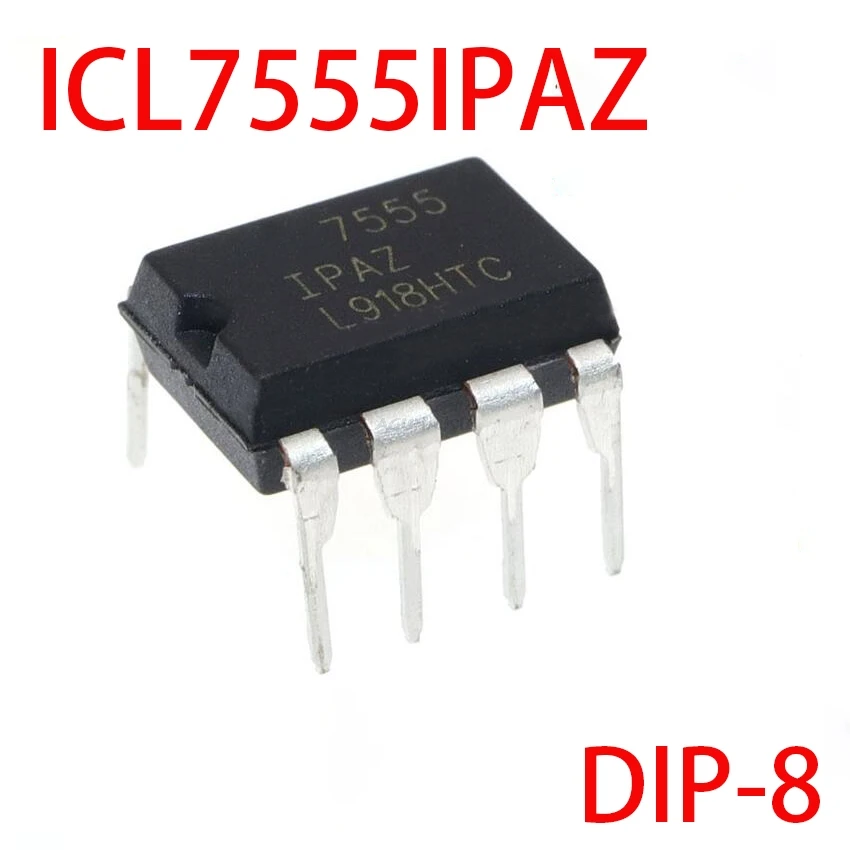 10 шт./лот IC чип интегральной схемы ICL7555IPAZ ICM7555 7555 DIP-8 универсальный таймер новый