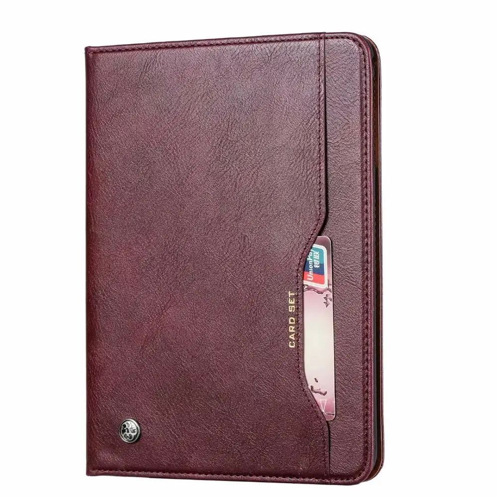 Wine red Чехол для iPad 10,2 Подставка для планшета смарт-чехол для iPad 7th A2200 A2197 поколение из искусственной кожи чехол для iPad 10,2 чехол s - Цвет: Wine red