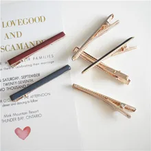 Простые цветные корейские стильные заколки, повязка на голову, женский зажим на голову, универсальный длинный зажим, Детские аксессуары для головы