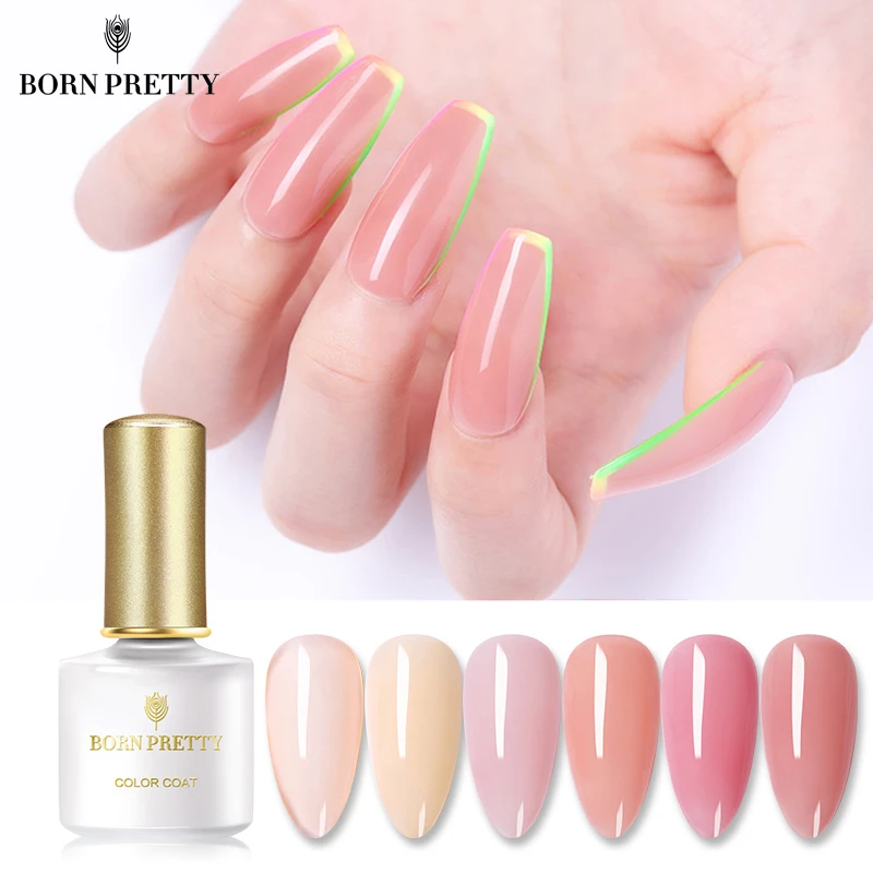Born Pretty いピンクゼリーネイルジェル 6 ミリリットル半透明紫ニスポーランドソークオフネイルアート Uv ゲルラッカー Nail Gel Aliexpress