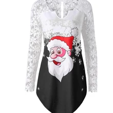 ^^Best Offers Western Style Christmas New Year Lace Sleeve Blouse Long Sleeve Women Tops Size S-5XL Hand Wash Blouse Fashion New N15 ^^Best Offers Western Style Christmas New Year Lace Sleeve Blouse Long Sleeve Women Tops Size S-5XL Hand Wash Blouse Fashion New N15
