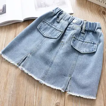 

2020 new wholesale girls denim skirt summer fashion girls skirts 2-7 years HO597
