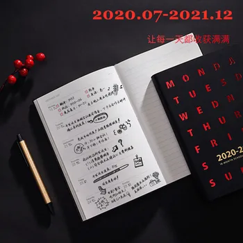 

A5 2020 2021 Planner Stationary Organizer Notebook Journal Monthly-School-Supplies Weekly Travel Plan DIY Book Business Schedule