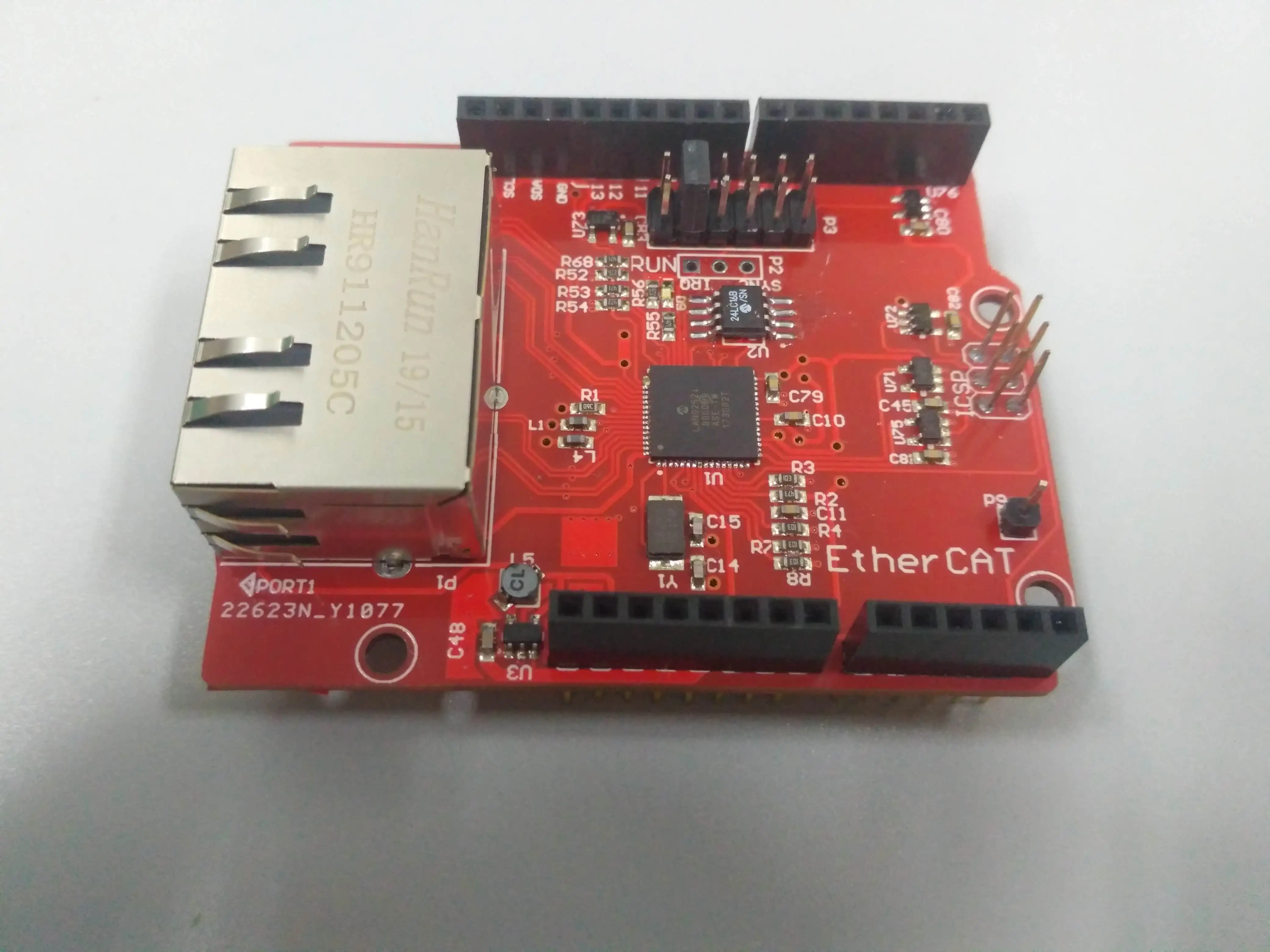 Доска для развития Ethernet Cat, доска для обучения, щит EasyCAT, рабочая станция для быстрого развития Arduino