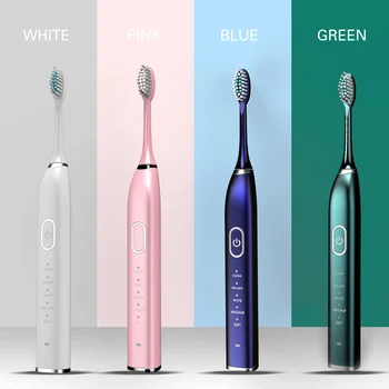 

Electric IPX7 Rechargeable 5 Modes Toothbrush with 5 Brush Head