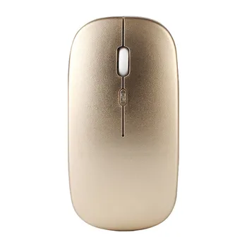 

2.4GHz Rechargeable Wireless Mouse Silent Button Ultra Thin USB Optical Mice With USB Receiver for PC Laptop