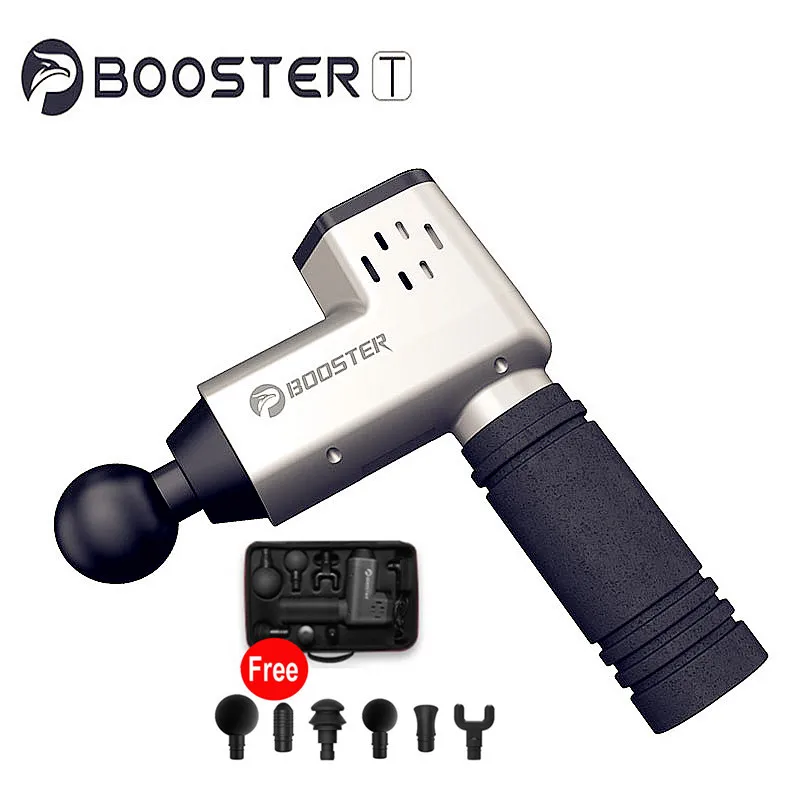 2020 NEW Booster T Massage Gun High Frequency Electronic herapy Muscle Vibration Theragun Body Relaxation Pain Relief Massager
