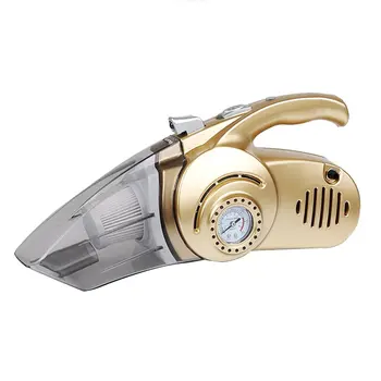 

ABS Car Vacuum Cleaner 12V Wet And Dry Multi-Purpose Supplies Air Pump Car Four-In-One Vacuum Cleaner Gold High Quality Cleaner