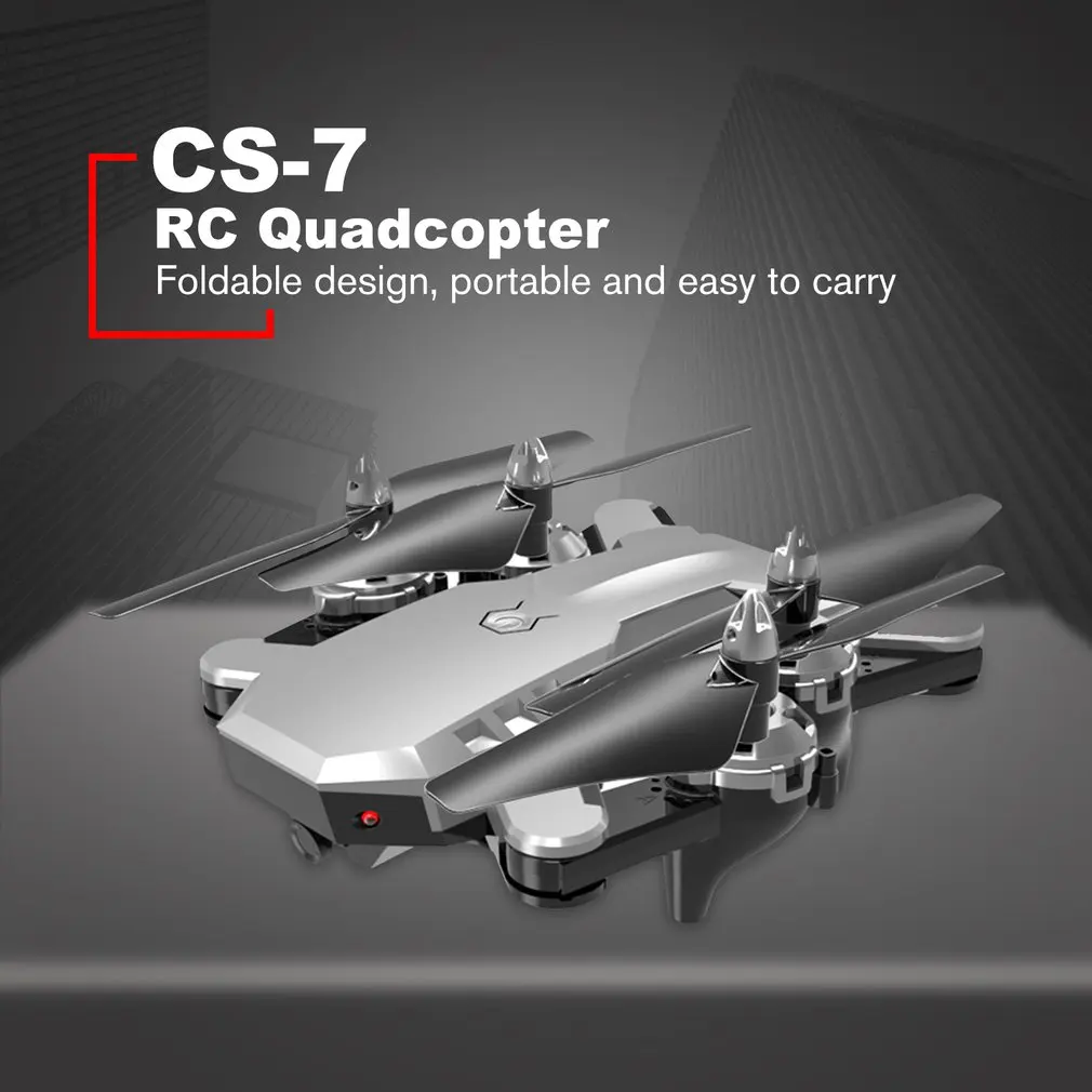 CS-7 gps складной Радиоуправляемый Дрон с 2,4G 1080P WiFi камерой летательный аппарат дистанционное управление игрушки Безголовый режим Радиоуправляемый вертолет