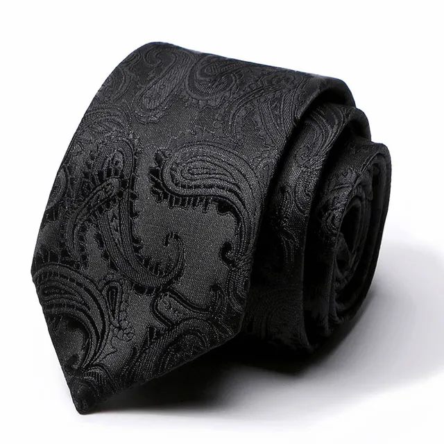 Novelty Ties Men's Fashion Tie  7.5cm Blue Necktie Green & Orange Color Neck Tie For Men Paisley Floral Bowtie Wedding L8