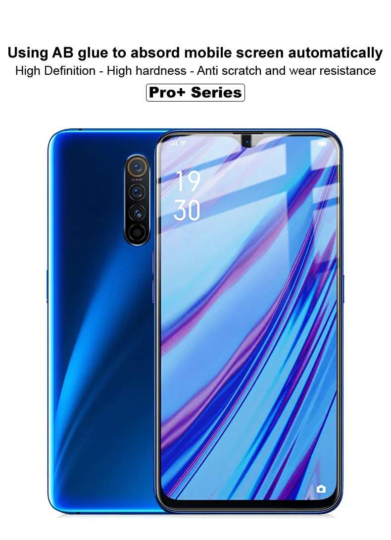 Для OPPO Realme X2 Pro защита экрана из закаленного стекла Imak полное покрытие Закаленное стекло Защитная для OPPO Realme X2 Pro