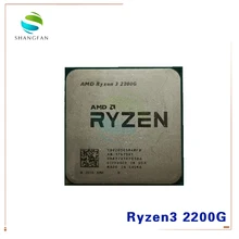 Процессор AMD Ryzen 3 2200G R3 2200G 3,5 GHz четырехъядерный процессор YD2200C5M4MFB Socket AM4