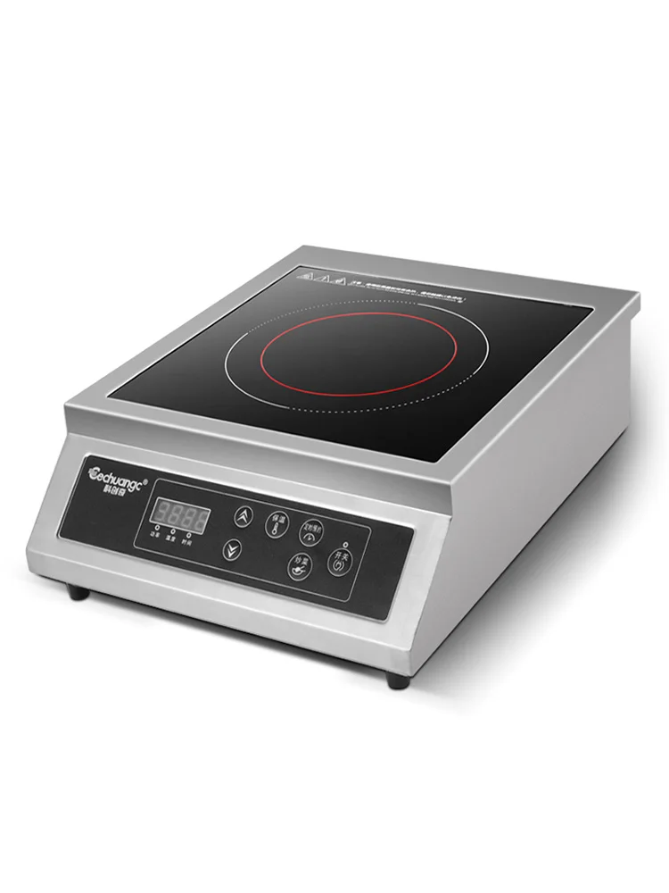 Kechuangqi 35KPA commercial cuisinière à induction 3500w haute puissance maison plat frit cantine spécial nouveau poêle électrique en acier inoxydable Kechuangqi 35KPA commercial cuisinière à induction 3500w haute puissance maison plat frit cantine spécial nouveau poêle électrique en acier inoxydable