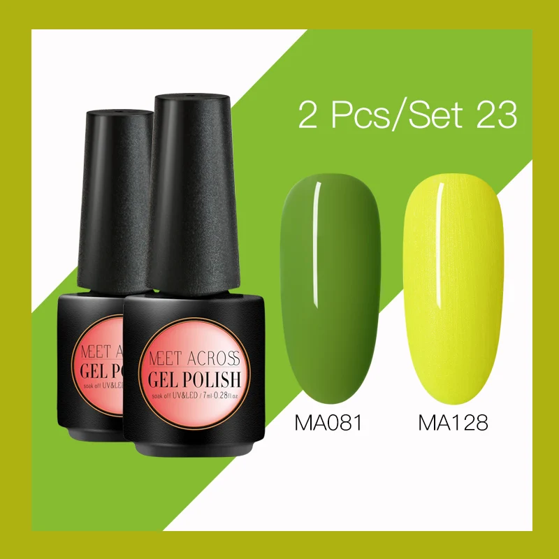 S04570S04617 Набор гель-лаков для маникюра, долговечный, Vernis, верхнее покрытие, УФ светодиодный Гель-лак, впитываемый, для ногтей, художественный Гель-лак для ногтей - Цвет: S04570S04617