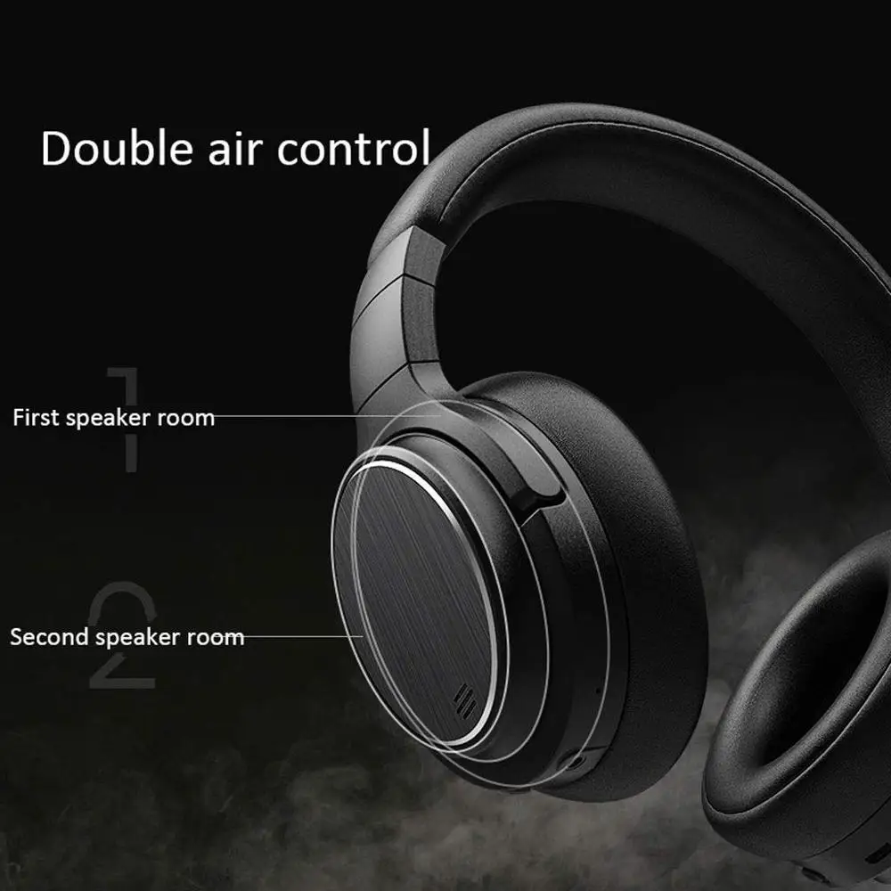 Bluetooth ANC наушники 50 часов активного шумоподавления наушники регулятор громкости с микрофоном