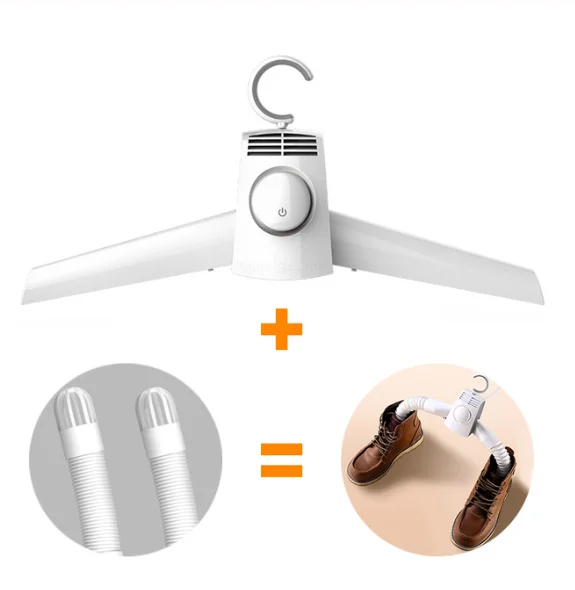 Shoes Clothes Dryers Электрическая вешалка для сушки одежды, сушилка для обуви, загружаемая, 5 кг, складная, бесшумно нагревающая вешалка для одежды для путешествий, Прямая поставка - Цвет: Shoes Clothes Dryers