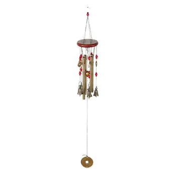 

Solid Wood Bronze Wind Chimes Metal Multi-pipe Rust-proof Wind Chimes Copper Alloy Lucky Charm